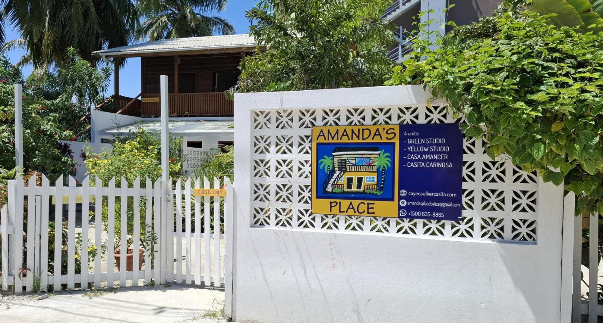 Amanda'S Place Green Studio - Pool And Tropical Garden Caye Caulker Eksteriør billede